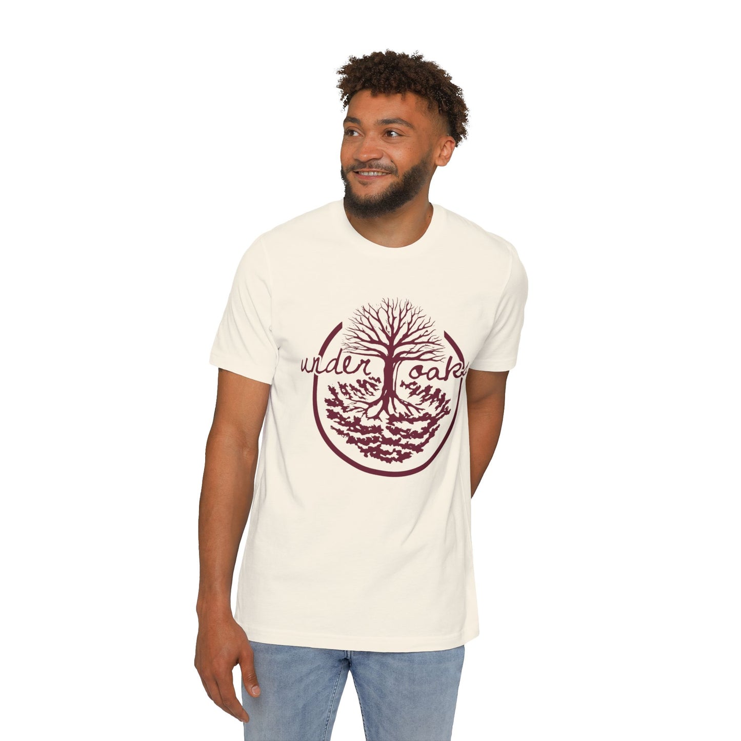 Tallahassee Under Oaks Big Logo - USA-Made Unisex Short-Sleeve Jersey T-Shirt
