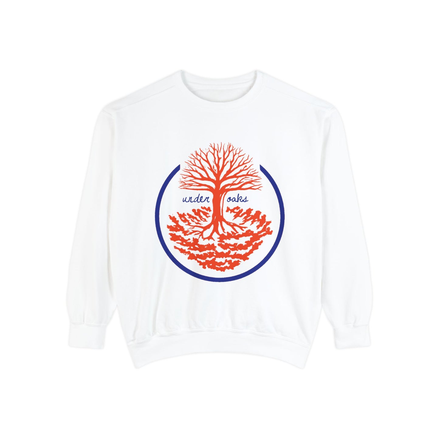 Gainesville Under Oaks Logo Unisex Garment-Dyed Sweatshirt