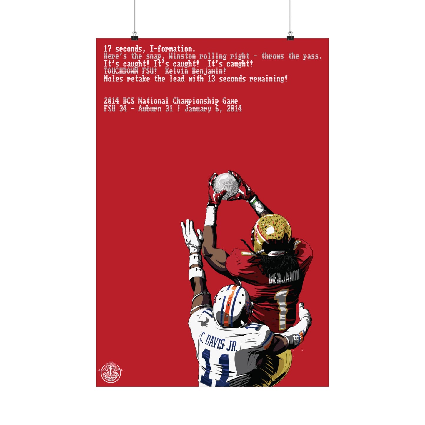 '13 Crystal Catch - Matte Vertical Poster