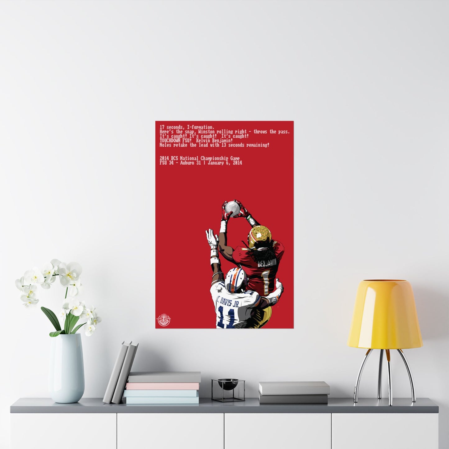 '13 Crystal Catch - Matte Vertical Poster
