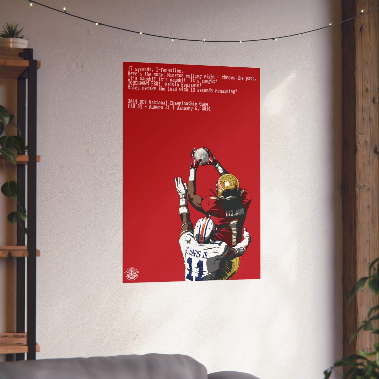 '13 Crystal Catch - Matte Vertical Poster
