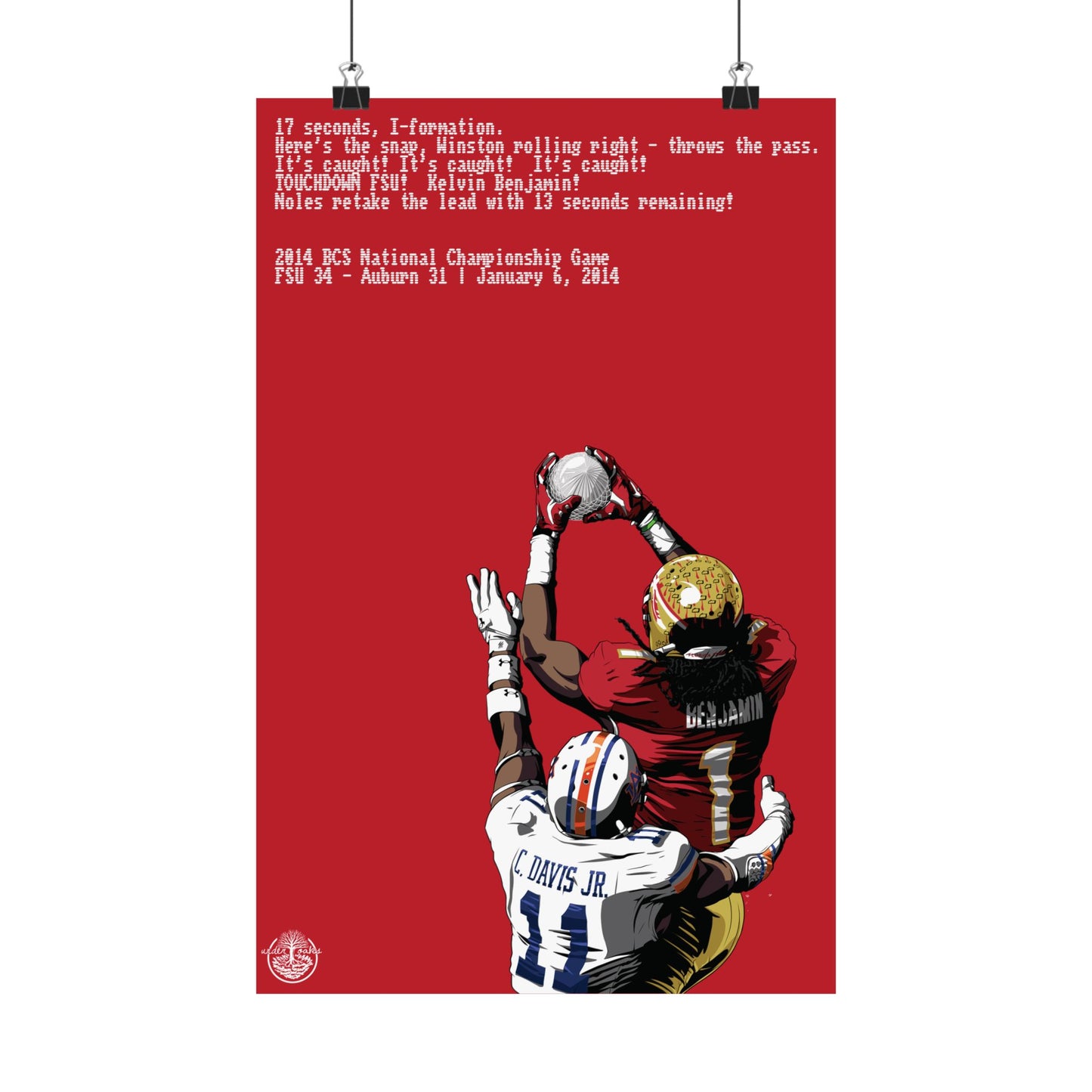 '13 Crystal Catch - Matte Vertical Poster