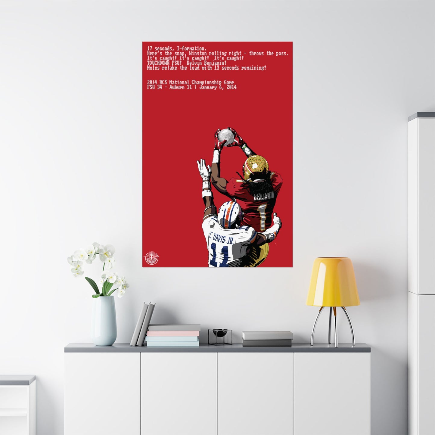 '13 Crystal Catch - Matte Vertical Poster
