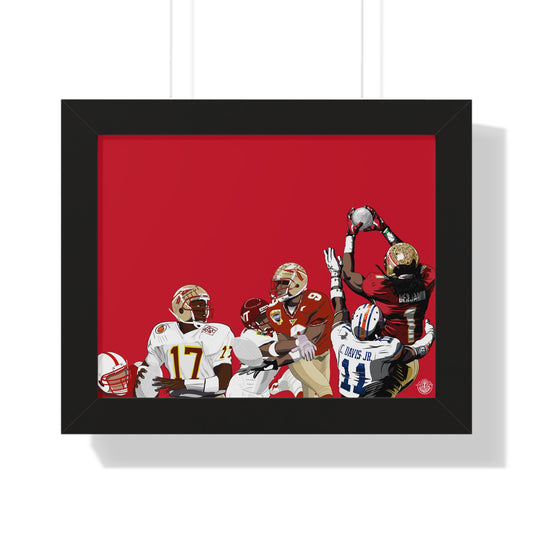 Crystal Catch Trio - Framed Horizontal Poster