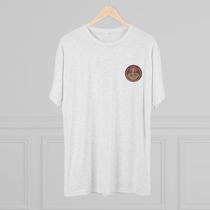 Tallahassee Under Oaks Logo Left / Unisex Tri-Blend Crew Tee