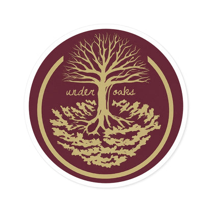 Under Oaks Logo Sticker