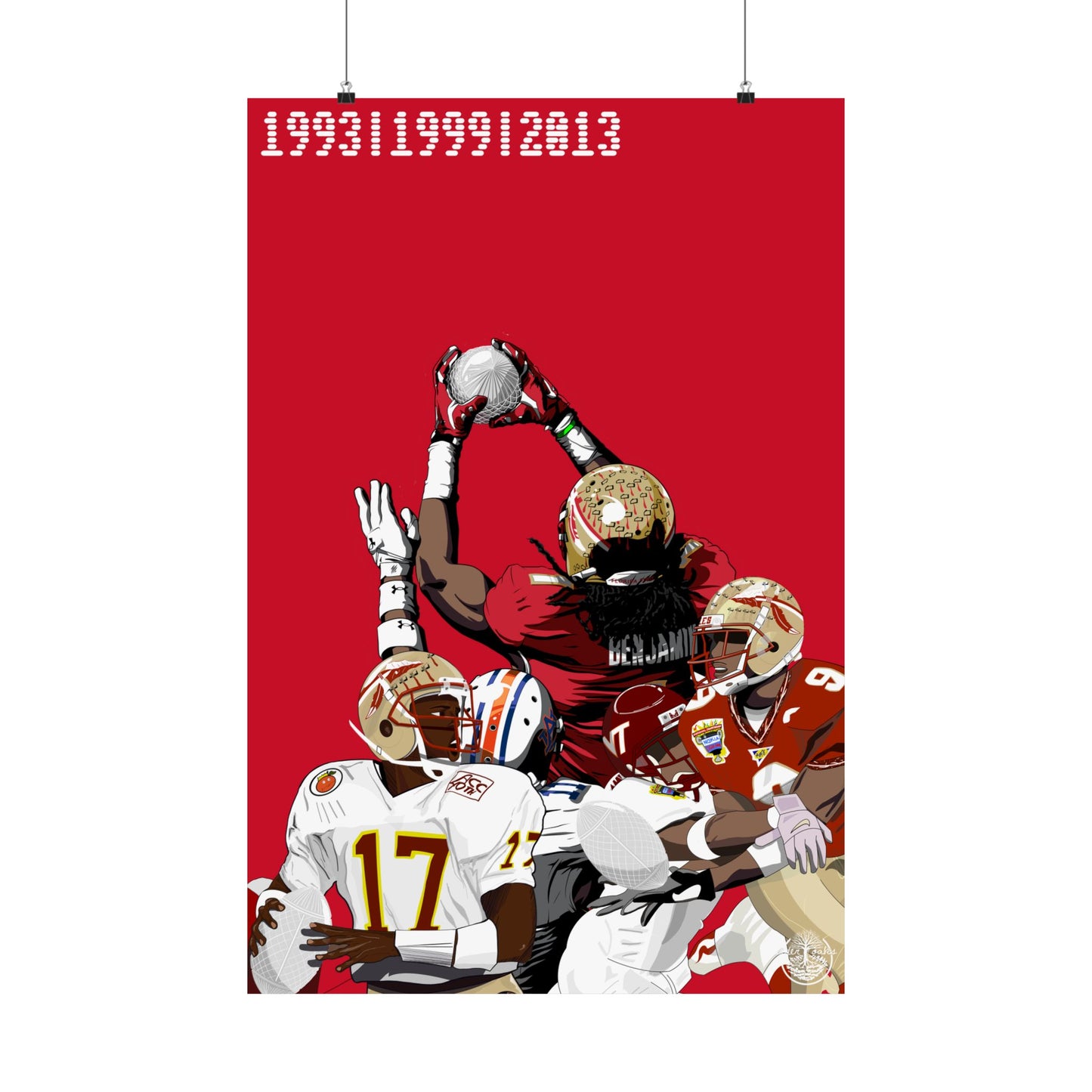 Crystal Catch Trio - Matte Vertical Poster