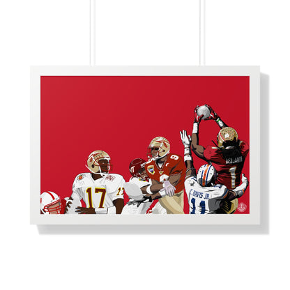 Crystal Catch Trio - Framed Horizontal Poster