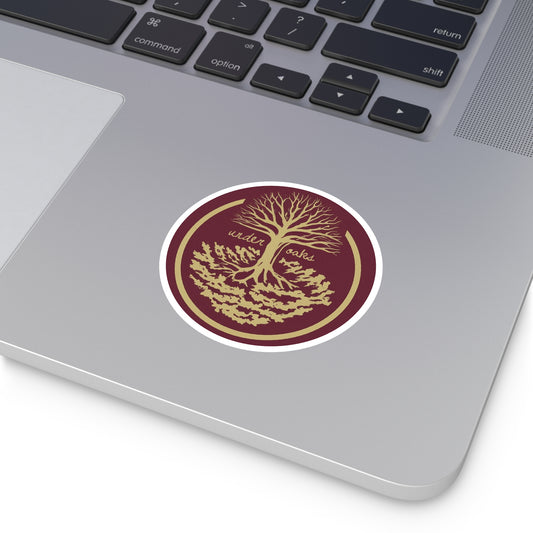 Under Oaks Logo Sticker