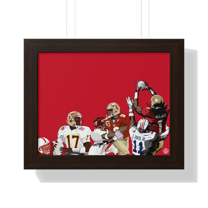 Crystal Catch Trio - Framed Horizontal Poster