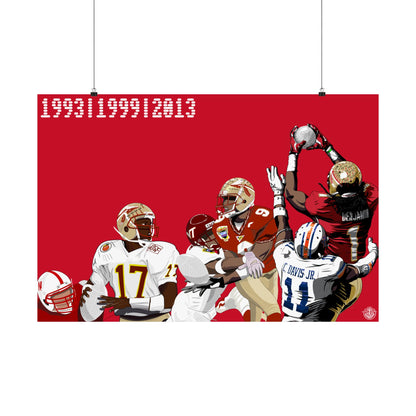 Crystal Catch Trio - Matte Horizontal Poster