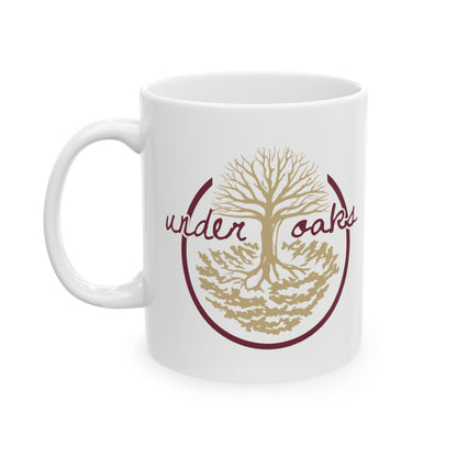 Under Oaks Coffee Mug with Garnet and Gold Logo