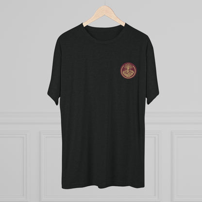 Tallahassee Under Oaks Logo Left / Unisex Tri-Blend Crew Tee