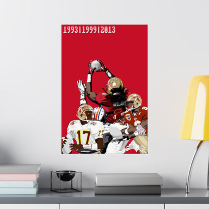 Crystal Catch Trio - Matte Vertical Poster