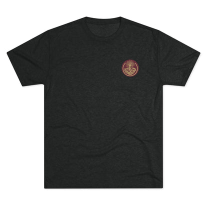 Tallahassee Under Oaks Logo Left / Unisex Tri-Blend Crew Tee