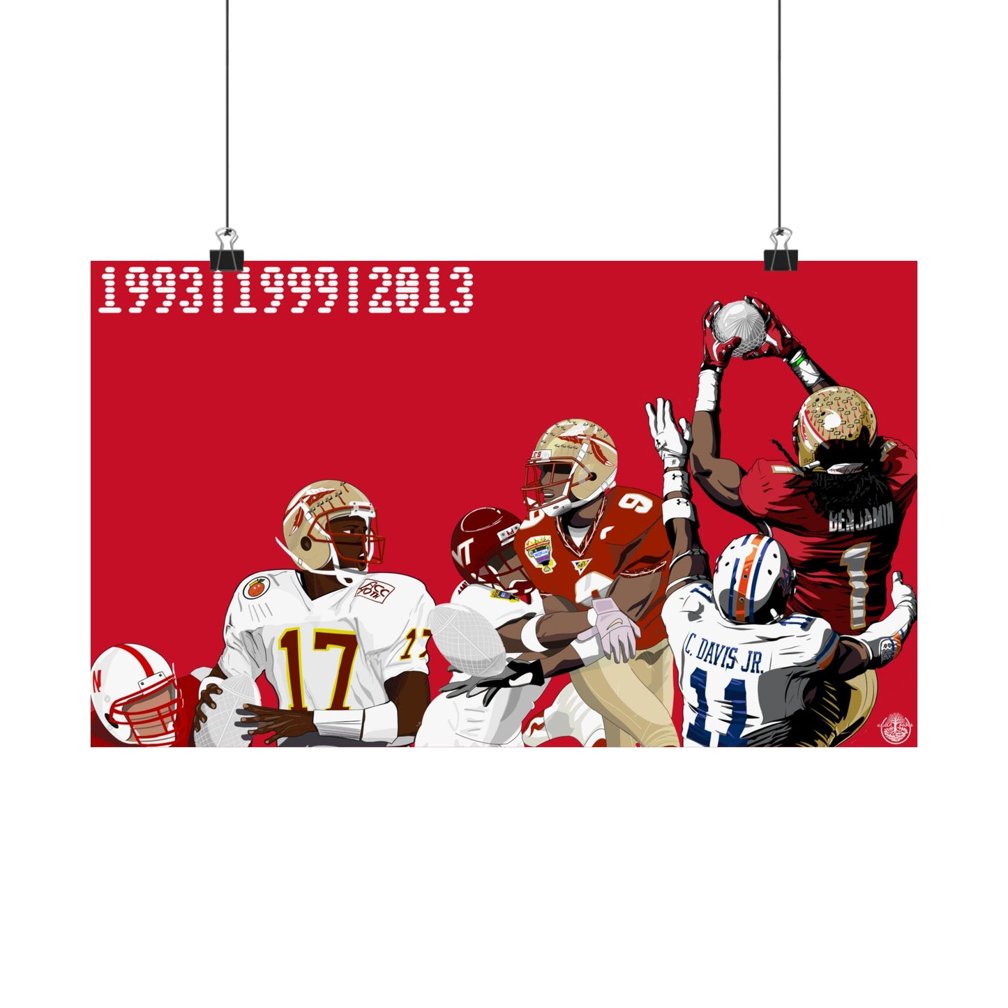 Crystal Catch Trio - Matte Horizontal Poster