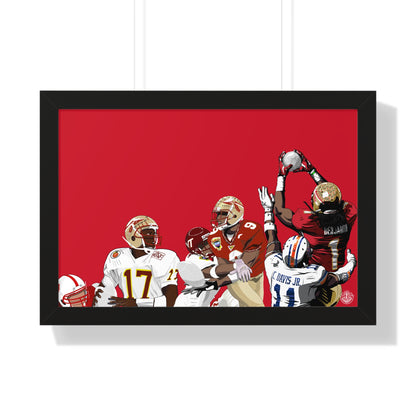 Crystal Catch Trio - Framed Horizontal Poster