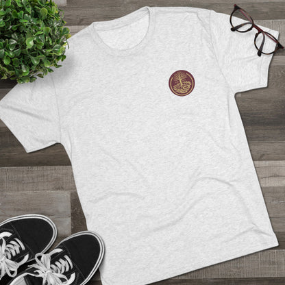 Tallahassee Under Oaks Logo Left / Unisex Tri-Blend Crew Tee