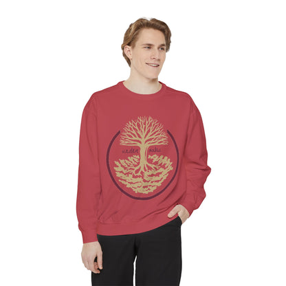 Tallahassee Under Oaks Logo  Unisex Garment-Dyed Sweatshirt