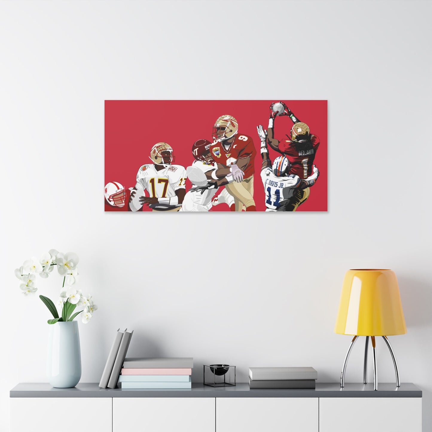 Crystal Catch Trio Stretched Canvas