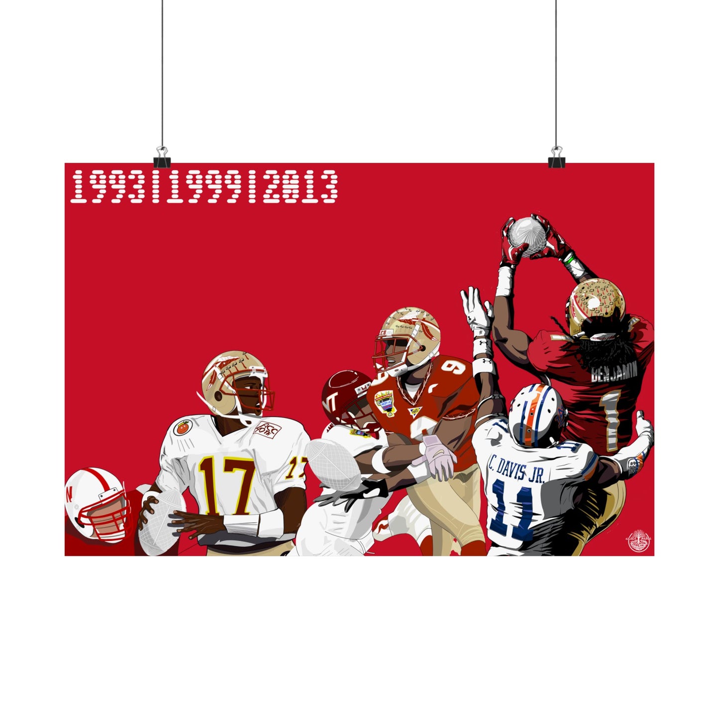 Crystal Catch Trio - Matte Horizontal Poster