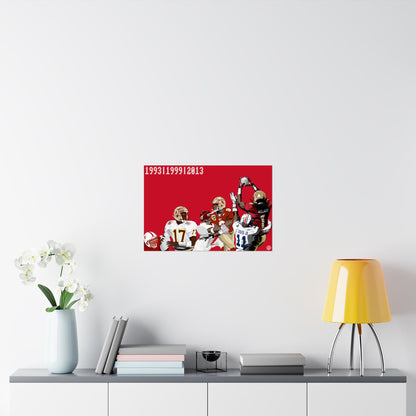 Crystal Catch Trio - Matte Horizontal Poster