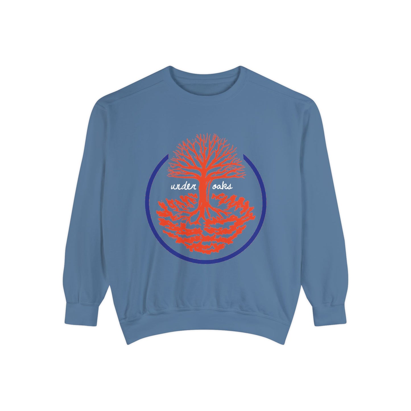 Gainesville Under Oaks Logo  Unisex Garment-Dyed Sweatshirt