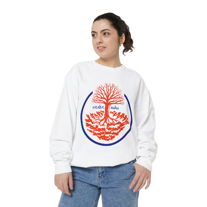 Gainesville Under Oaks Logo  Unisex Garment-Dyed Sweatshirt