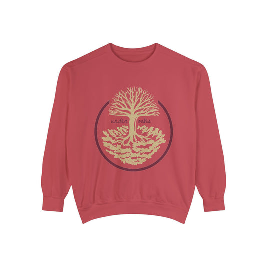 Tallahassee Under Oaks Logo  Unisex Garment-Dyed Sweatshirt