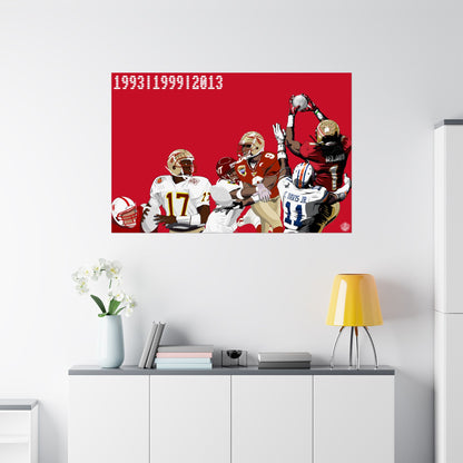 Crystal Catch Trio - Matte Horizontal Poster