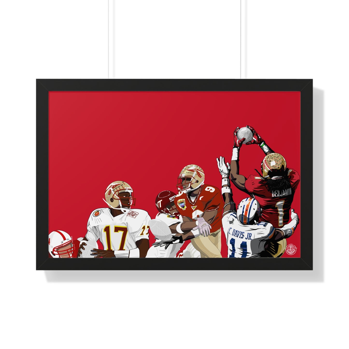 Crystal Catch Trio - Framed Horizontal Poster