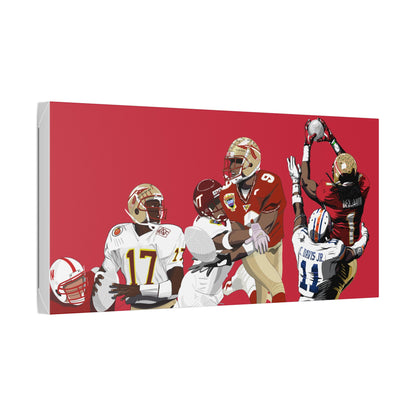 Crystal Catch Trio Stretched Canvas