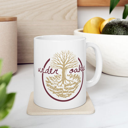 Under Oaks Coffee Mug with Garnet and Gold Logo