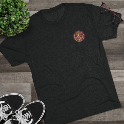 Tallahassee Under Oaks Logo Left / Unisex Tri-Blend Crew Tee